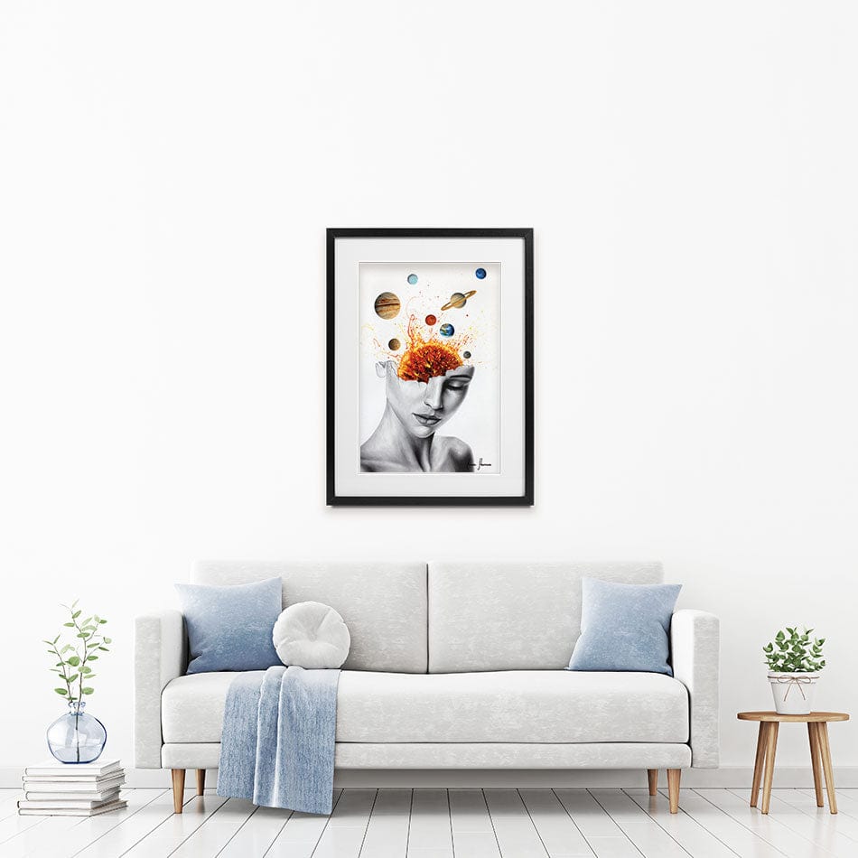 Conscious Universe Framed Art Print wall art product Ashvin Harrison