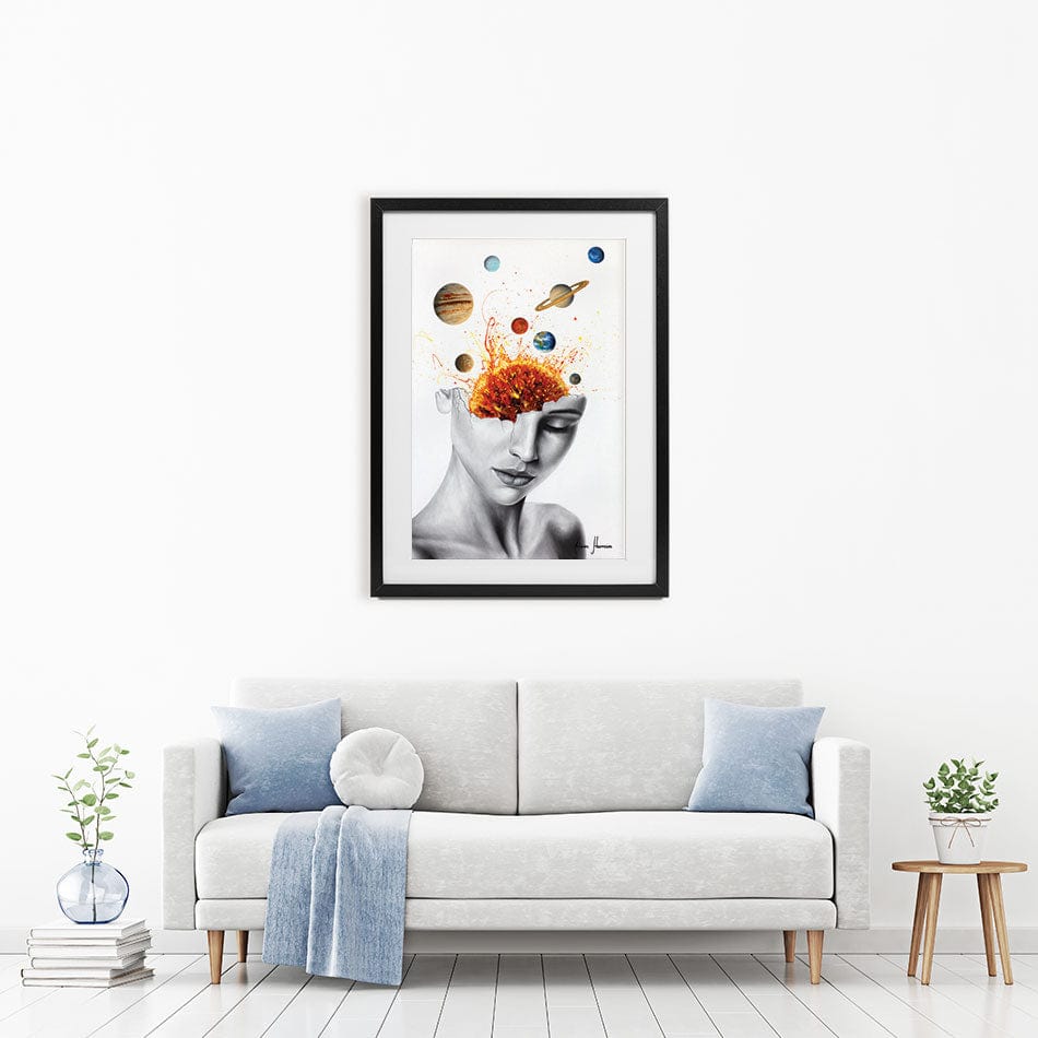 Conscious Universe Framed Art Print wall art product Ashvin Harrison