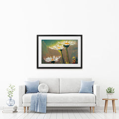 Daisy Oil Painting Framed Art Print wall art product S-BELOV / Shutterstock