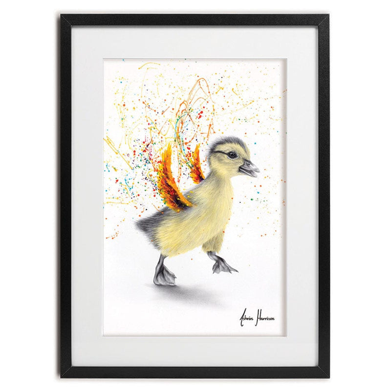 Dancing Duckling Framed Art Print wall art product Ashvin Harrison