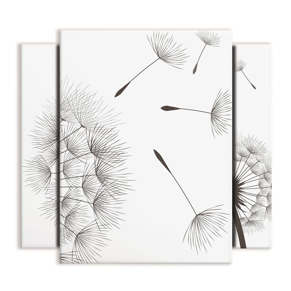 Dandelions Journey Trio Canvas Print wall art product Anastasia Kristofer / Shutterstock