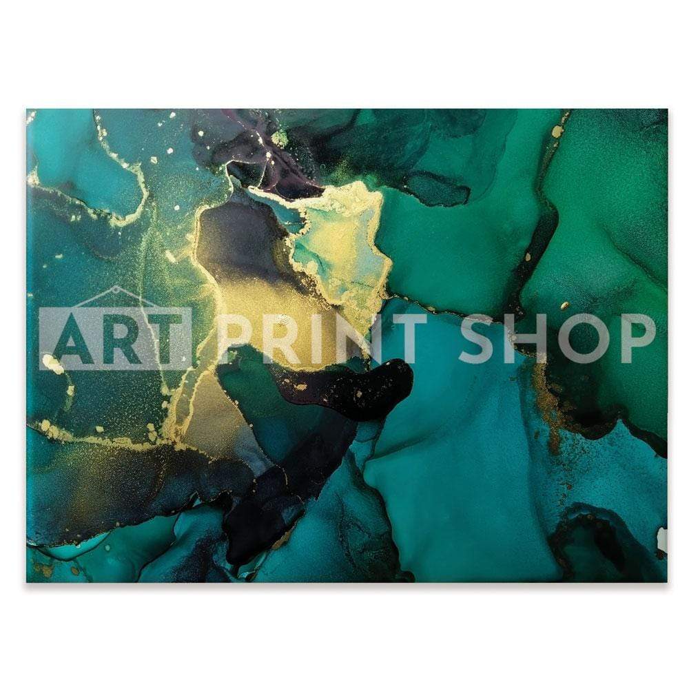 Dark Green Marble Canvas Print wall art product coldsun777 / Shutterstock