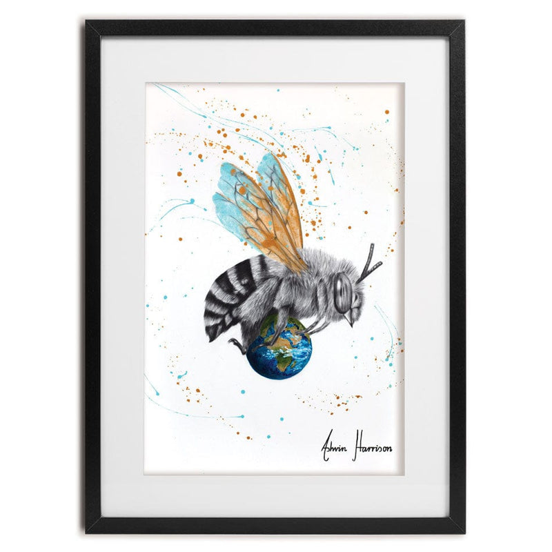 Earth To Bee Framed Art Print wall art product Ashvin Harrison