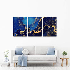 Electric Blue Trio Canvas Print wall art product djero.adlibeshe yahoo.com / Shutterstock