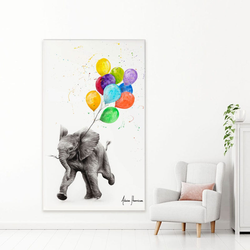 Elephant Freedom Canvas Print wall art product Ashvin Harrison