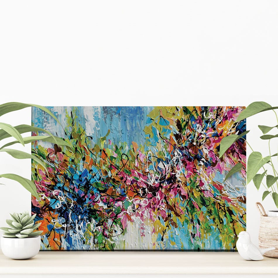 Fall Flowers Canvas Print wall art product Olga Tkachyk