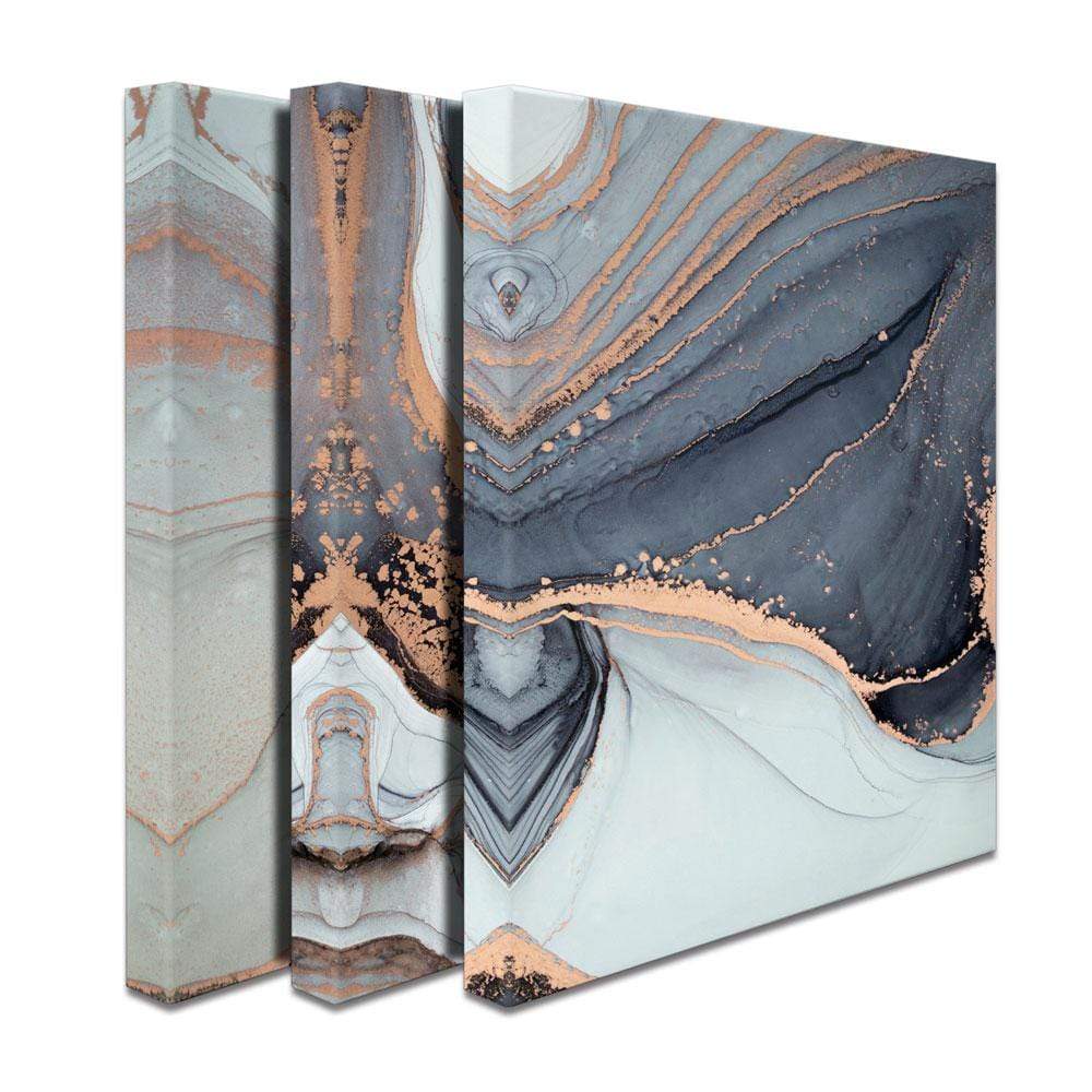 Fifty Shades Of Grey Marble Trio Canvas Print wall art product coldsun777 / Shutterstock