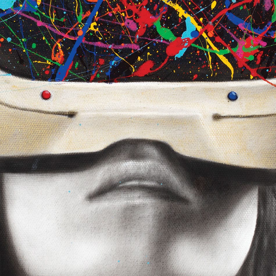 Filtered Reality Framed Art Print wall art product Ashvin Harrison