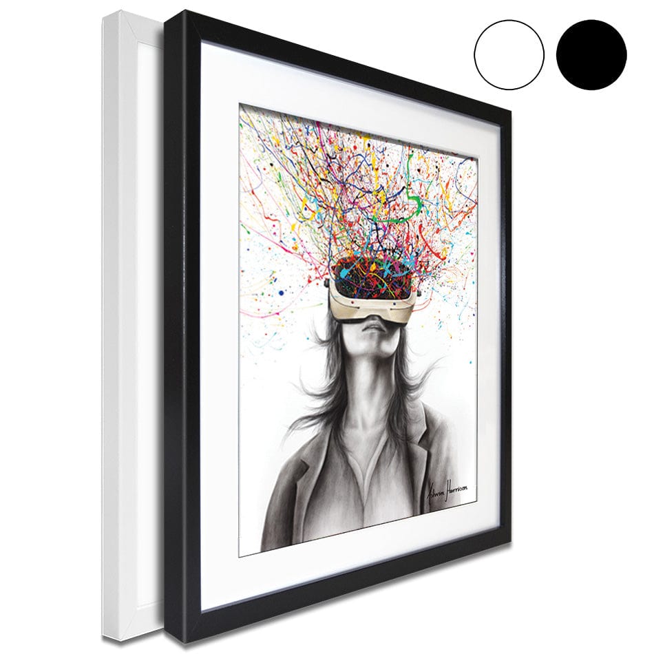 Filtered Reality Framed Art Print wall art product Ashvin Harrison