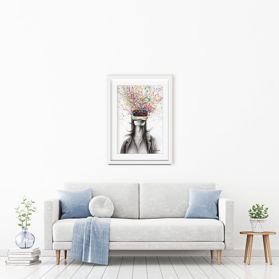 Filtered Reality Framed Art Print wall art product Ashvin Harrison