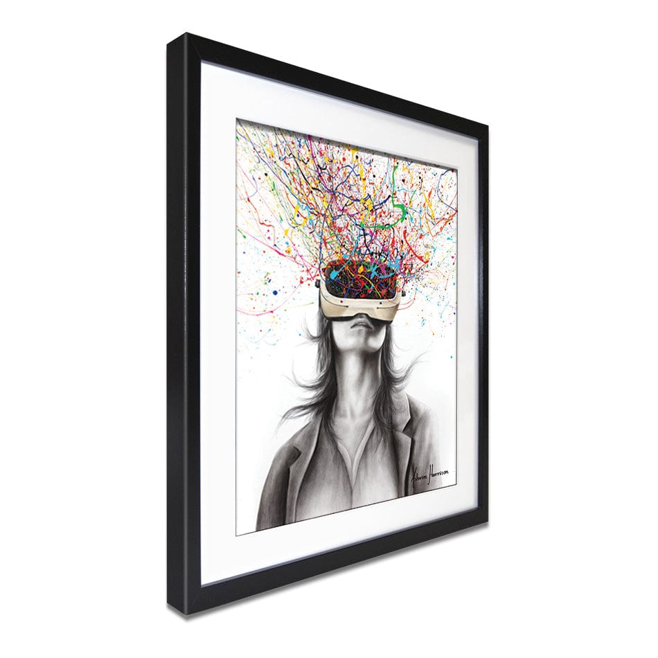 Filtered Reality Framed Art Print wall art product Ashvin Harrison