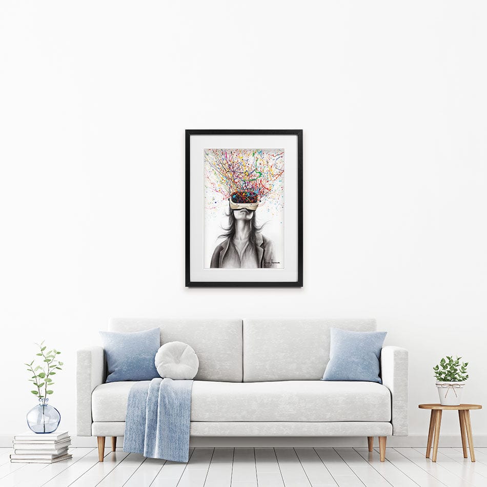 Filtered Reality Framed Art Print wall art product Ashvin Harrison