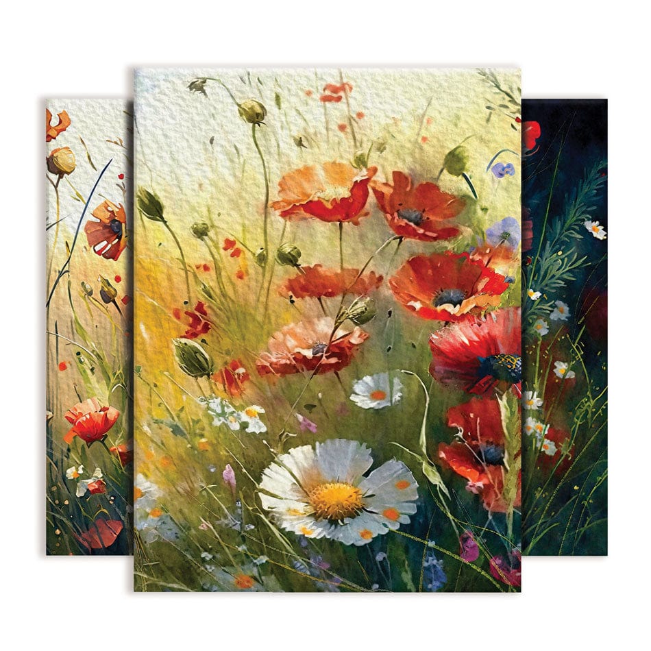 Floral Mix Trio Canvas Print wall art product LILIIA CHYZHEVSKA / Shutterstock