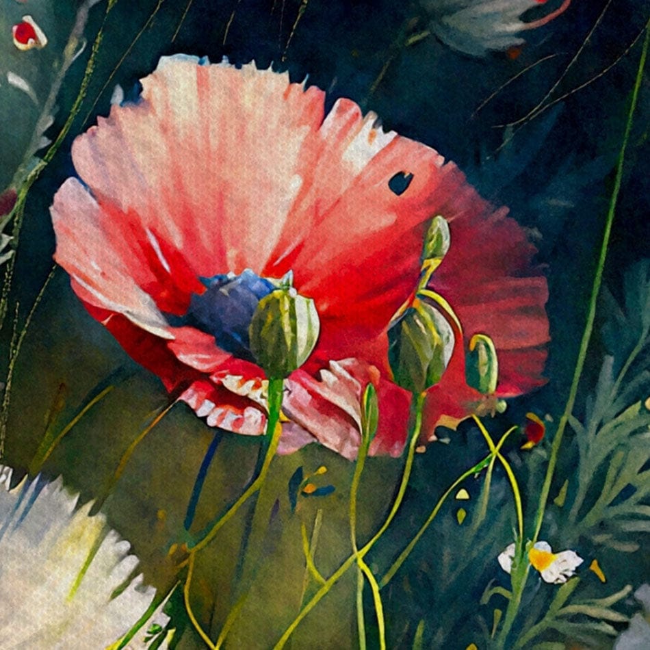 Floral Mix Trio Canvas Print wall art product LILIIA CHYZHEVSKA / Shutterstock
