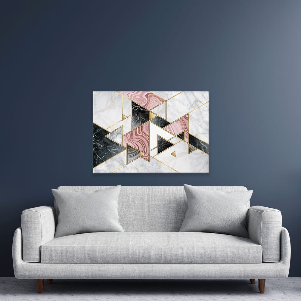 Geometric Marble Canvas Print wall art product wacomka / Shutterstock