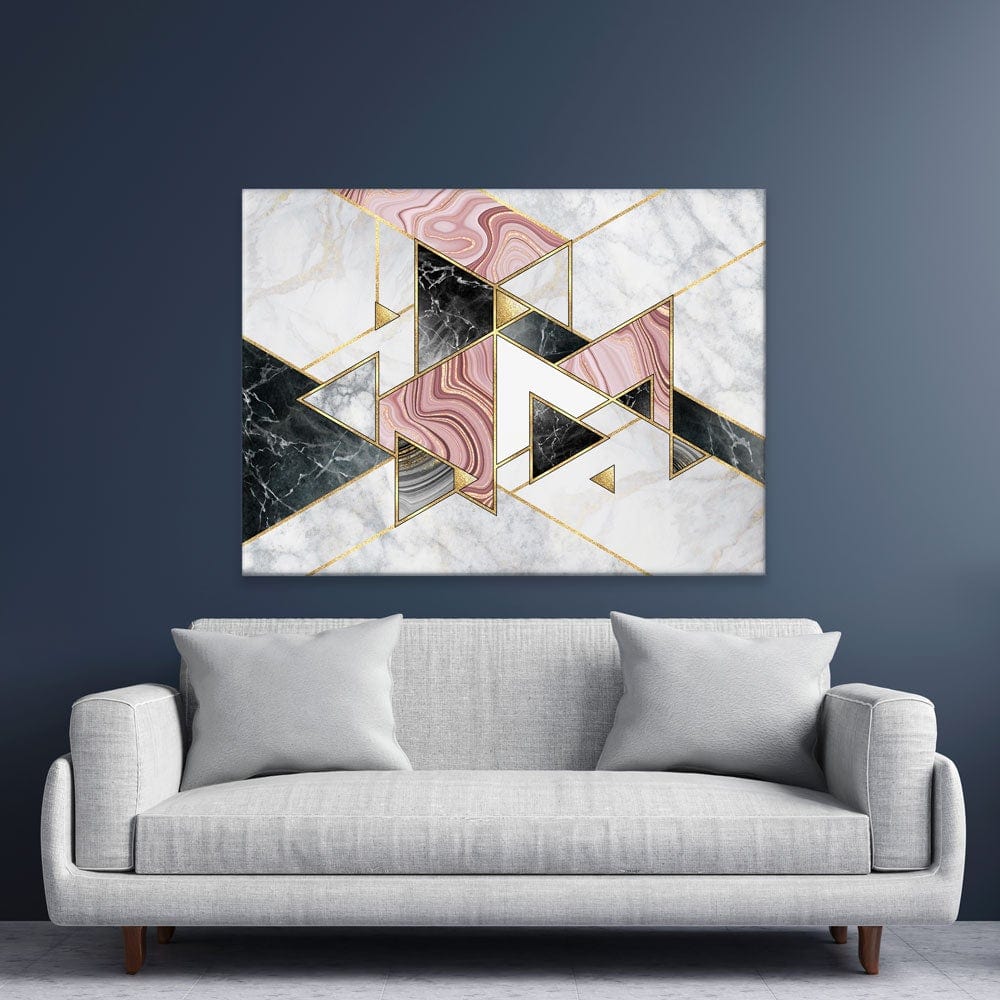 Geometric Marble Canvas Print wall art product wacomka / Shutterstock