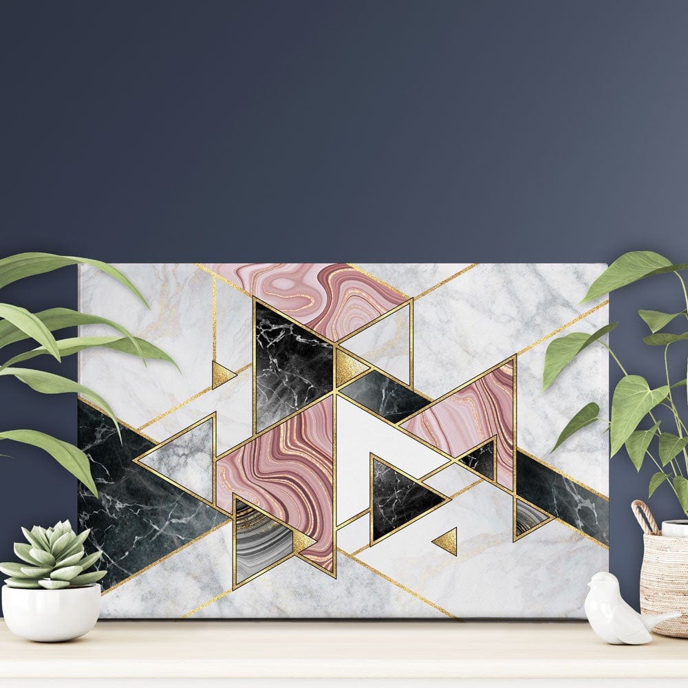 Geometric Marble Canvas Print wall art product wacomka / Shutterstock
