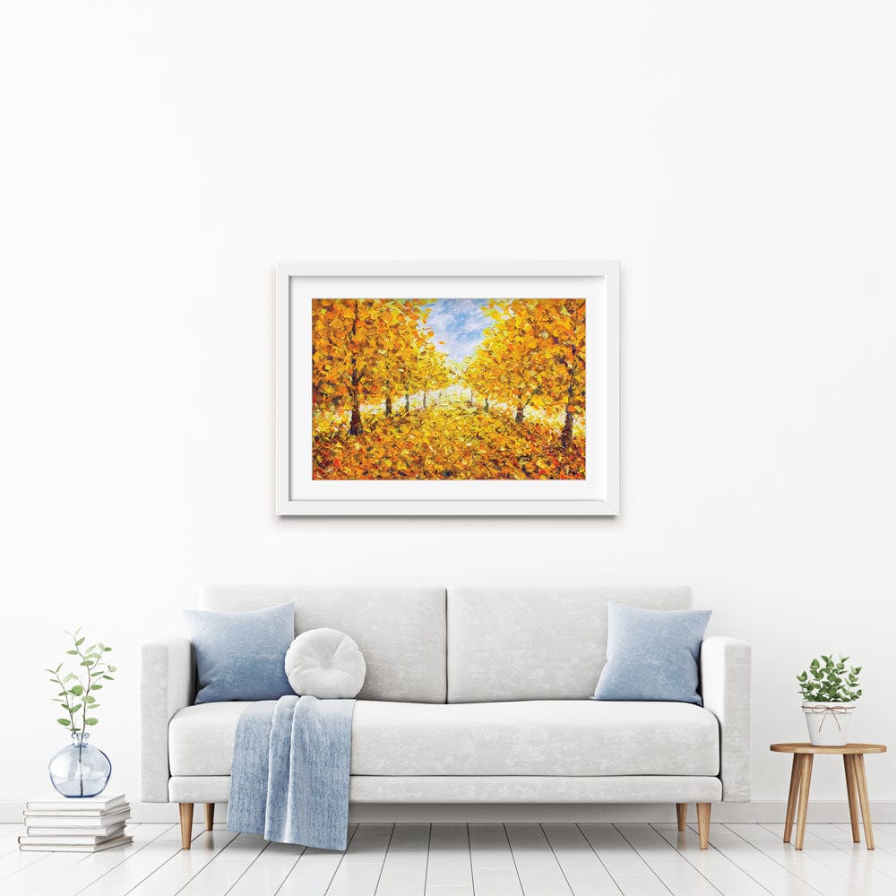 Golden Autumn Framed Art Print wall art product Valery Rybakow / Shutterstock