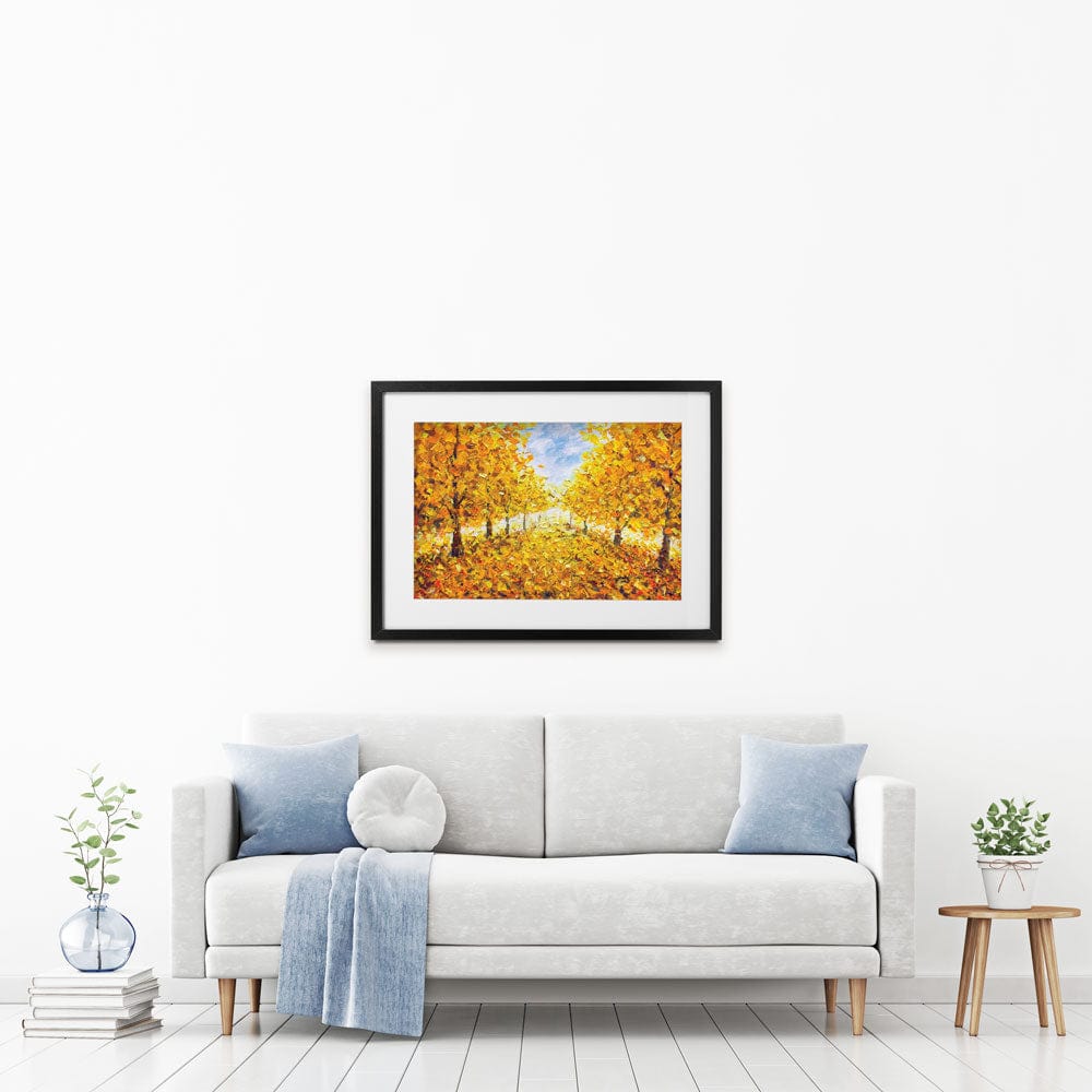 Golden Autumn Framed Art Print wall art product Valery Rybakow / Shutterstock