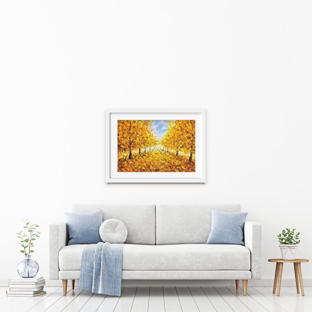 Golden Autumn Framed Art Print wall art product Valery Rybakow / Shutterstock