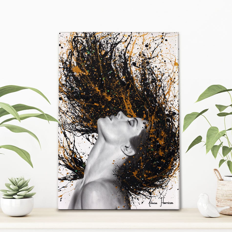 Golden Onxy Sensation Canvas Print wall art product Ashvin Harrison