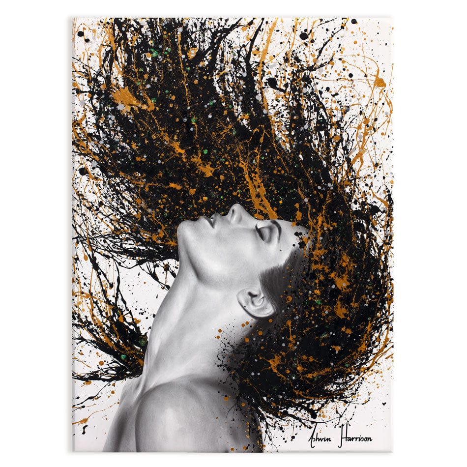 Golden Onxy Sensation Canvas Print wall art product Ashvin Harrison