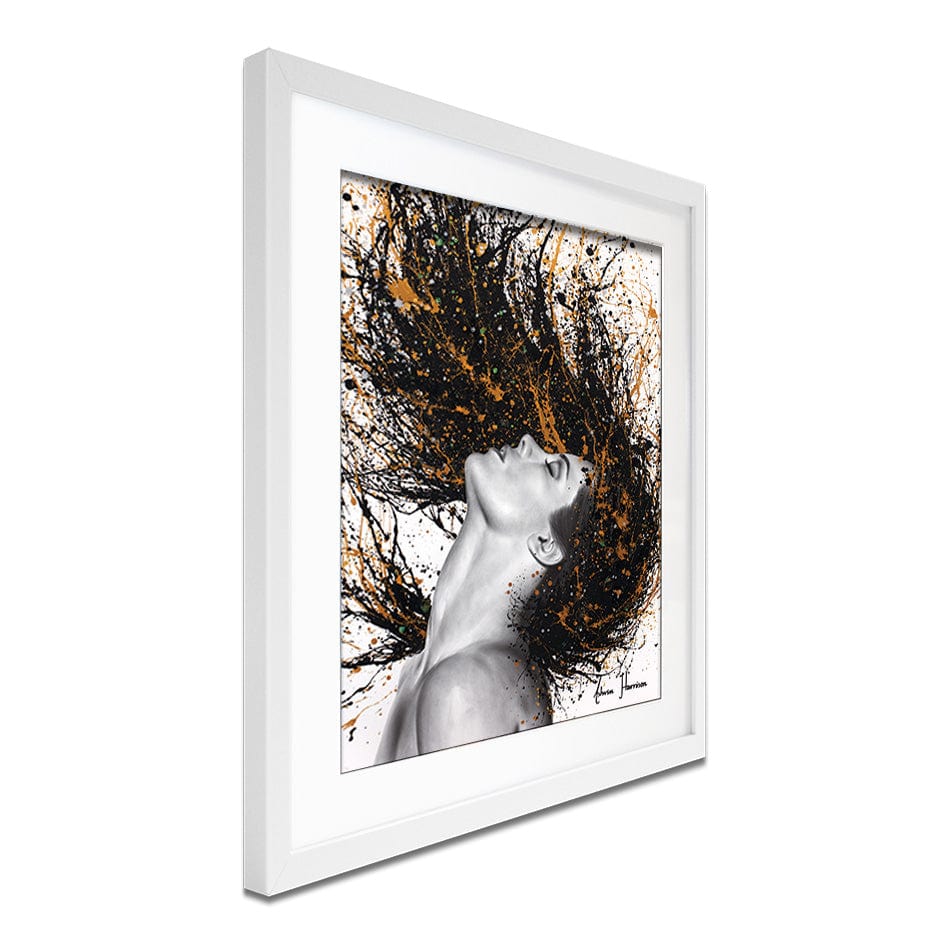 Golden Onyx Sensation Framed Art Print wall art product Ashvin Harrison