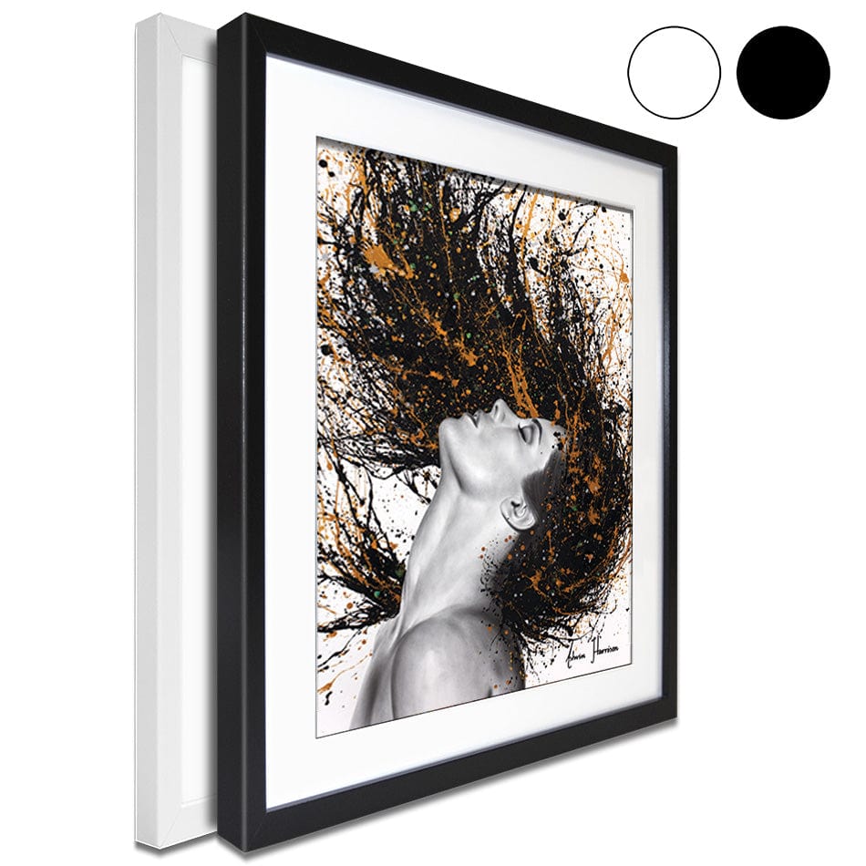Golden Onyx Sensation Framed Art Print wall art product Ashvin Harrison