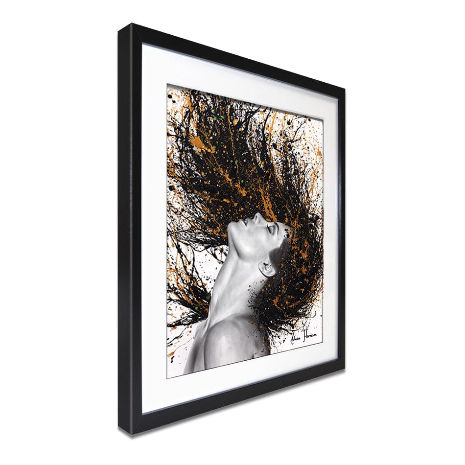 Golden Onyx Sensation Framed Art Print wall art product Ashvin Harrison