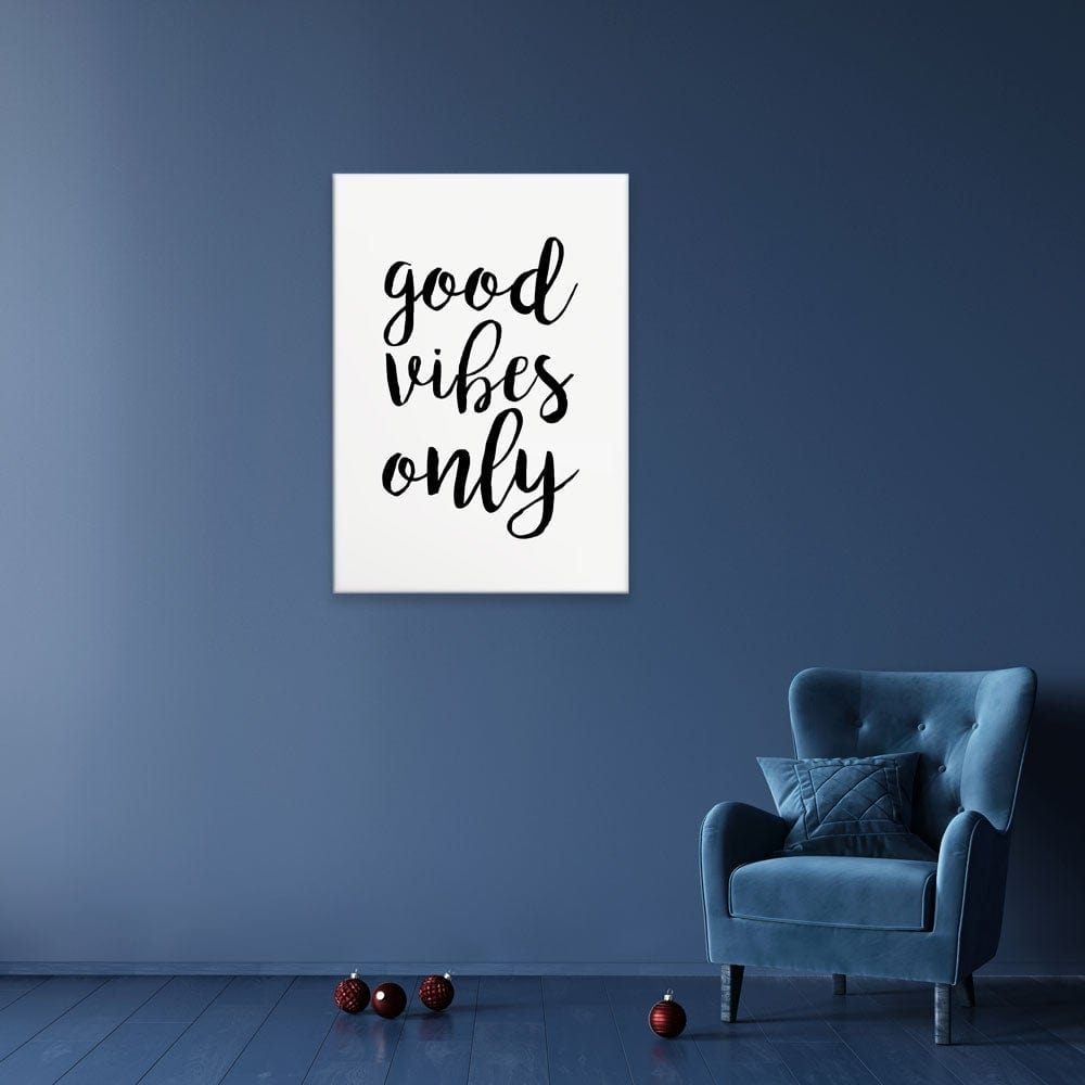 Good Vibes Only Canvas Print wall art product K Lyon / Independent
