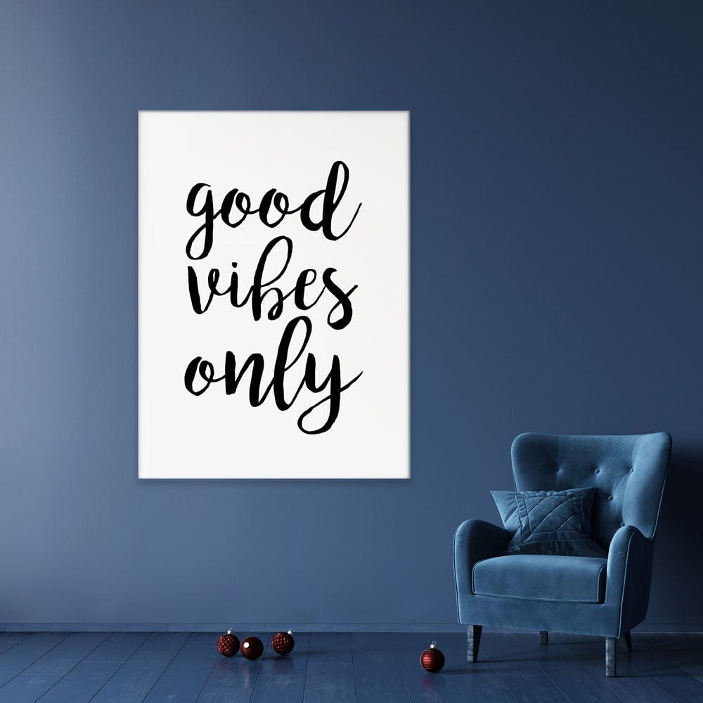 Good Vibes Only Canvas Print wall art product K Lyon / Independent