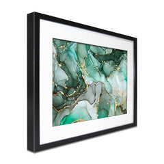 Green Marble Tones Framed Art Print wall art product djero.adlibeshe yahoo.com / Shutterstock