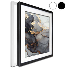 Grey Marble Tones Framed Art Print wall art product coldsun777 / Shutterstock