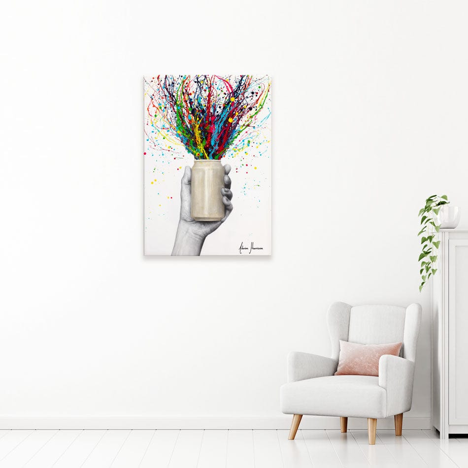 Half Full Canvas Print wall art product Ashvin Harrison