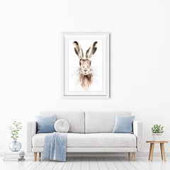 Harry The Hare Framed Art Print wall art product Bolotova Tatyana / Shutterstock