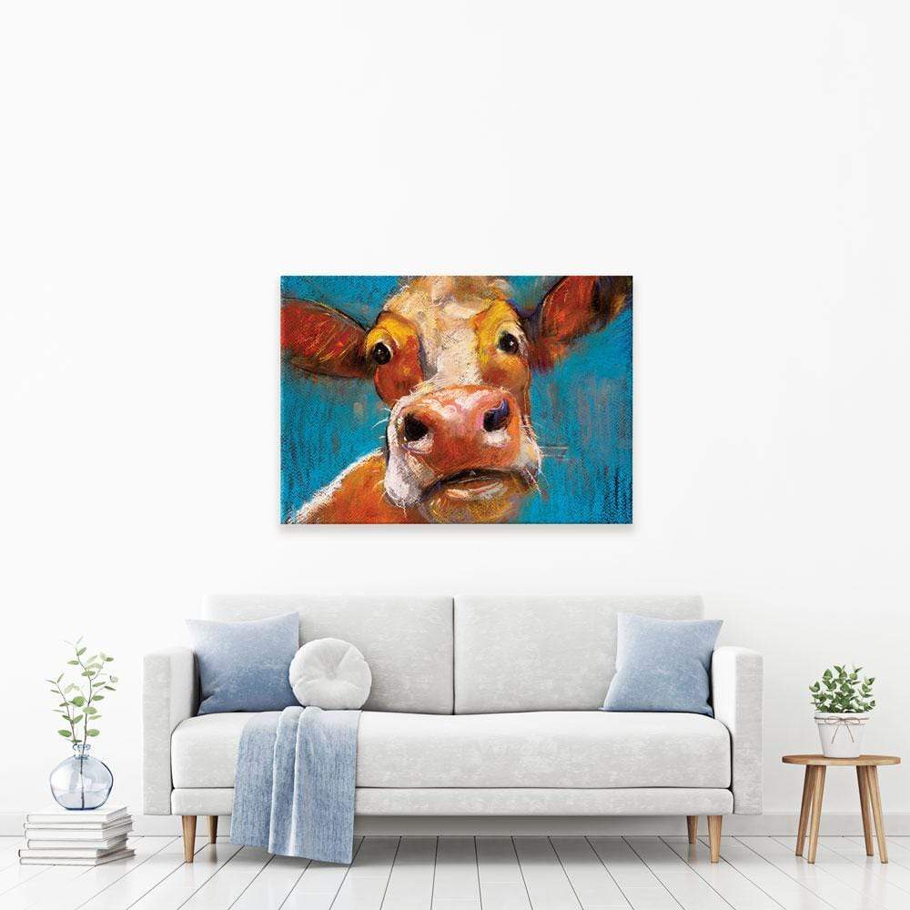 How Now Brown Cow Canvas Print wall art product Ivailo Nikolov / Shutterstock
