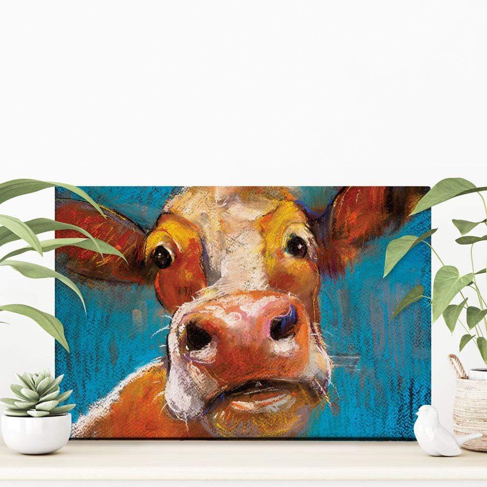 How Now Brown Cow Canvas Print wall art product Ivailo Nikolov / Shutterstock