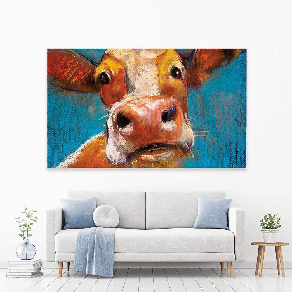 How Now Brown Cow Canvas Print wall art product Ivailo Nikolov / Shutterstock