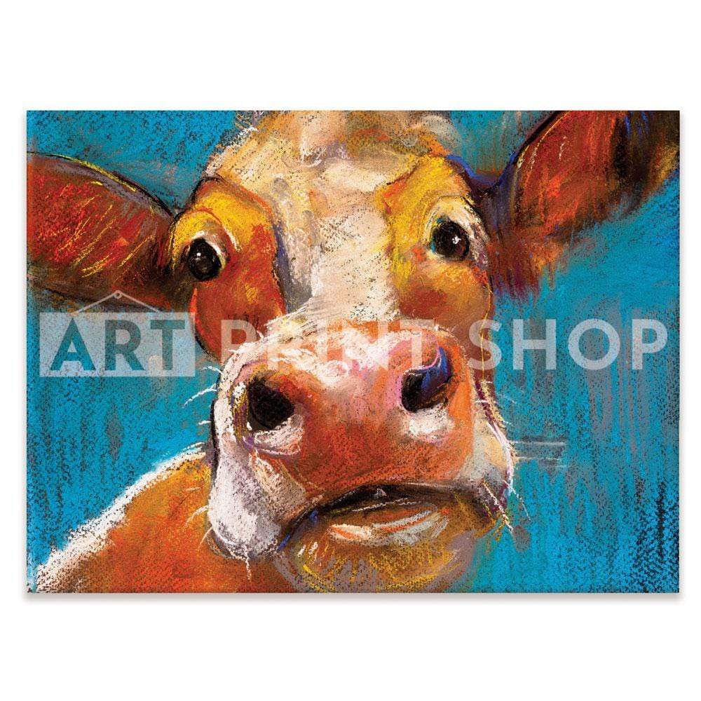 How Now Brown Cow Canvas Print wall art product Ivailo Nikolov / Shutterstock