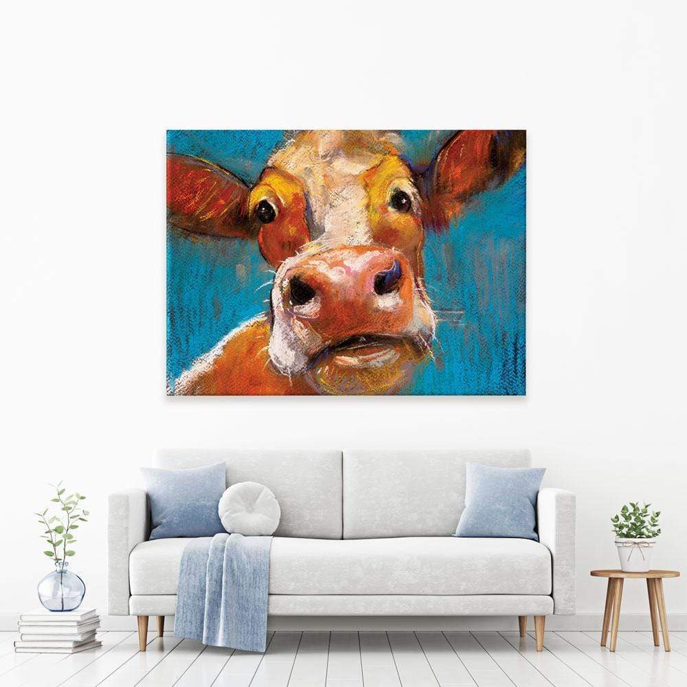 How Now Brown Cow Canvas Print wall art product Ivailo Nikolov / Shutterstock