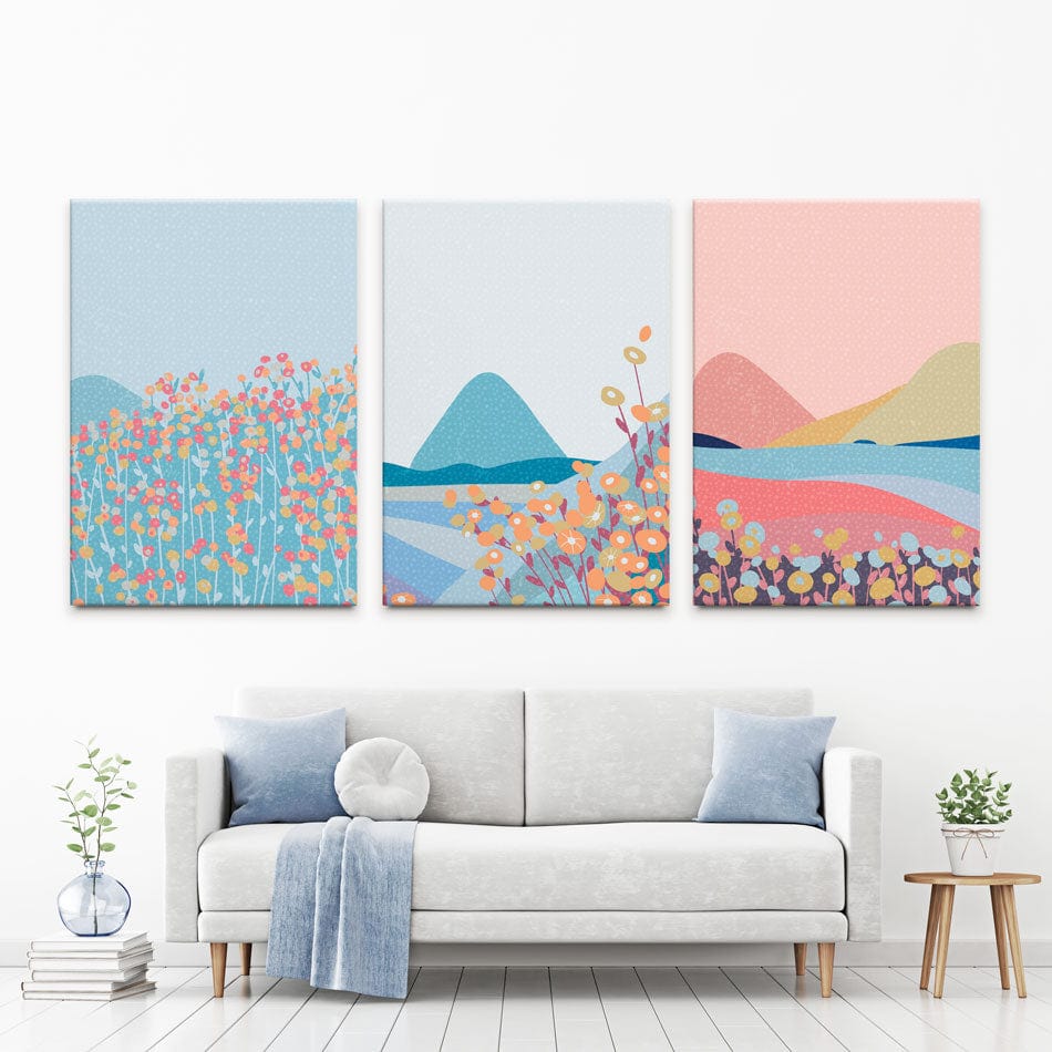 Japanese Still Trio Canvas Print wall art product Ichpochmak / Shutterstock