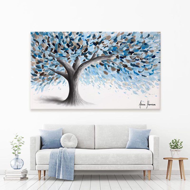 Leafy Lake Tree Canvas Print wall art product Ashvin Harrison