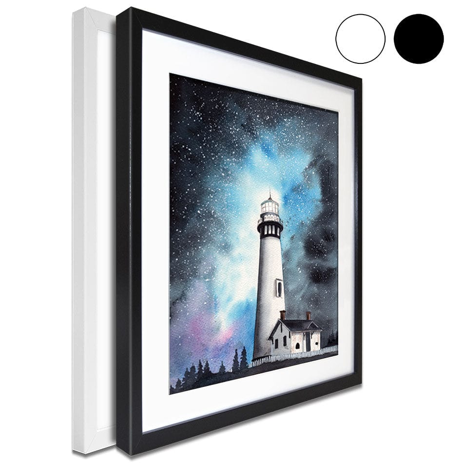 Lighthouse On The Hill Framed Art Print wall art product Tarasova Mariya / Shutterstock