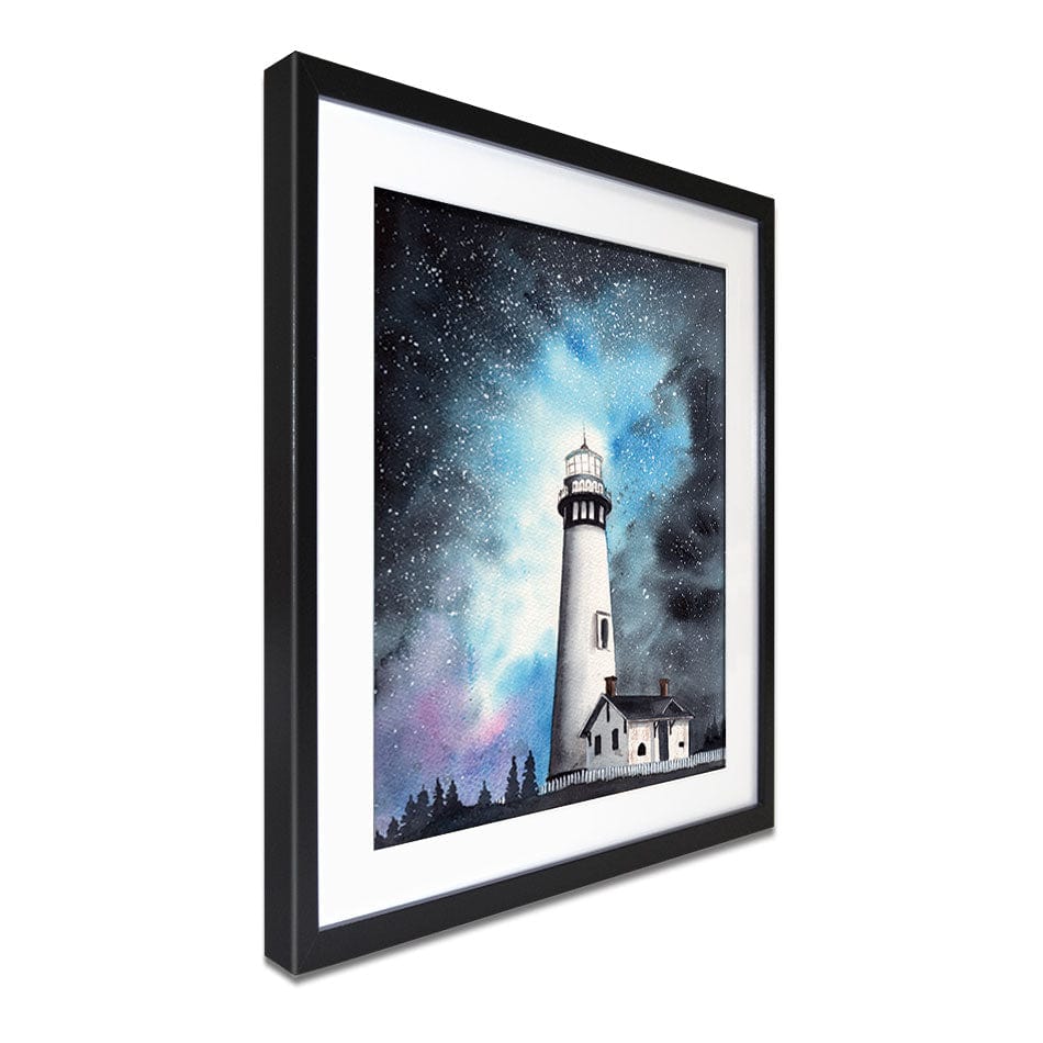 Lighthouse On The Hill Framed Art Print wall art product Tarasova Mariya / Shutterstock