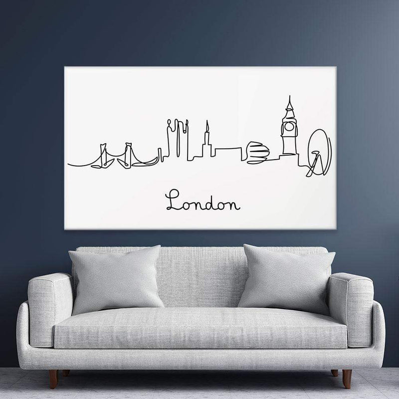 London Lines Canvas Print wall art product StockLeb / Shutterstock