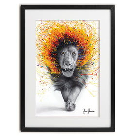 Luxor Lion Framed Art Print wall art product Ashvin Harrison