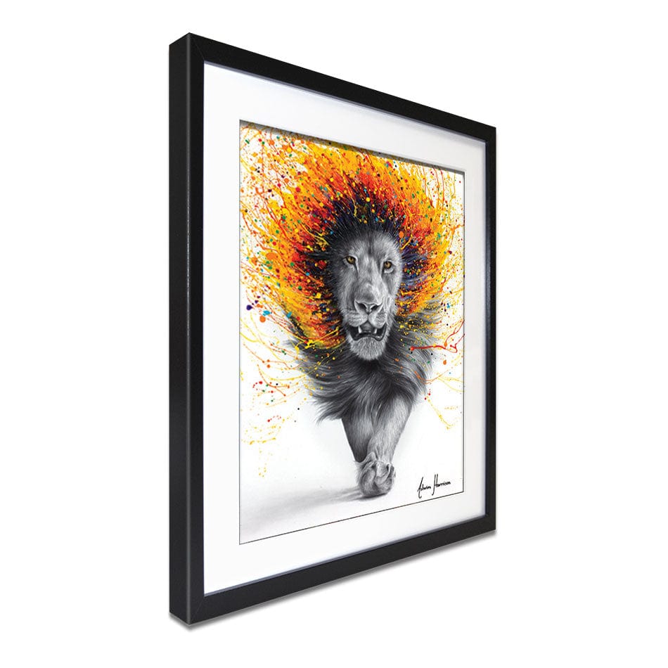 Luxor Lion Framed Art Print wall art product Ashvin Harrison