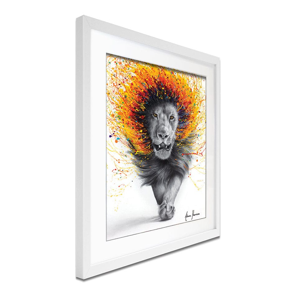 Luxor Lion Framed Art Print wall art product Ashvin Harrison