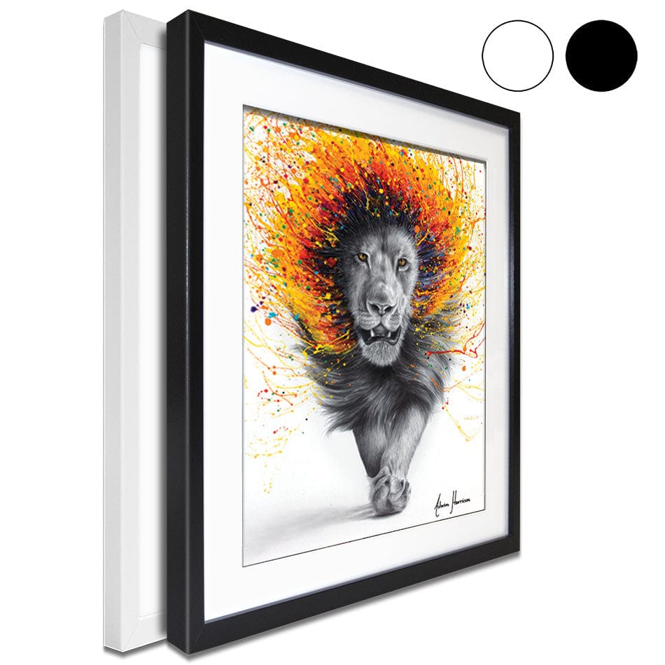 Luxor Lion Framed Art Print wall art product Ashvin Harrison