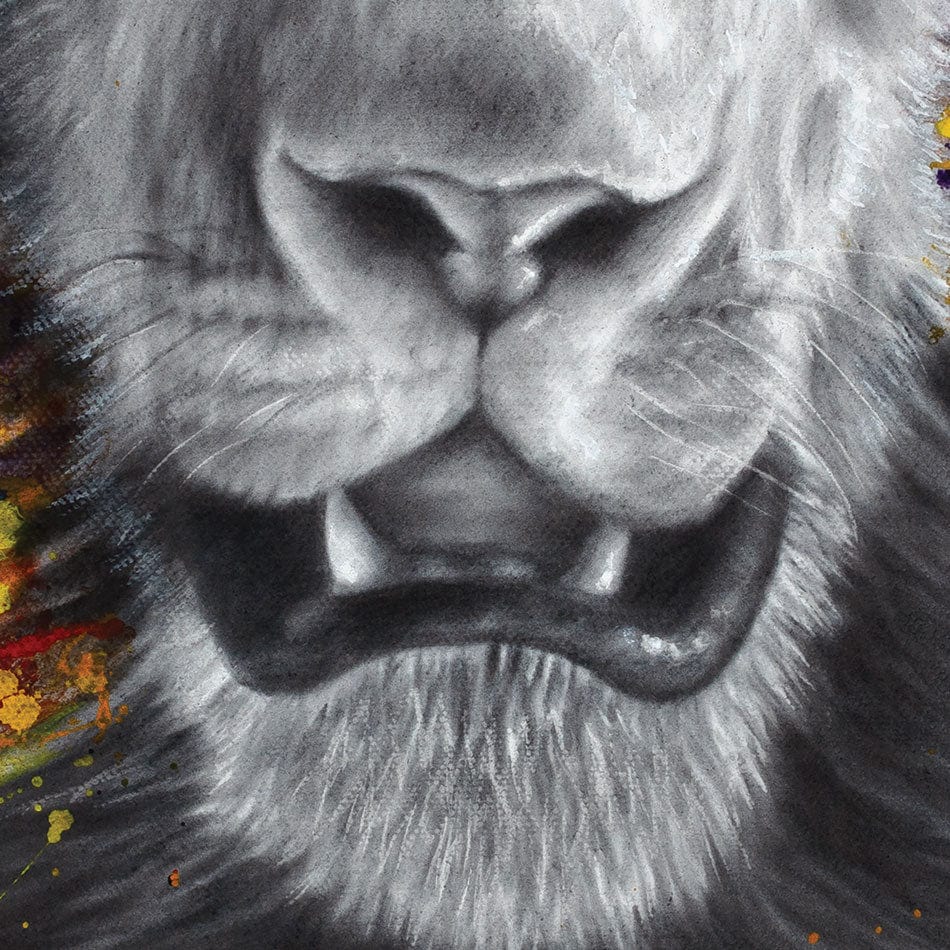 Luxor Lion Framed Art Print wall art product Ashvin Harrison
